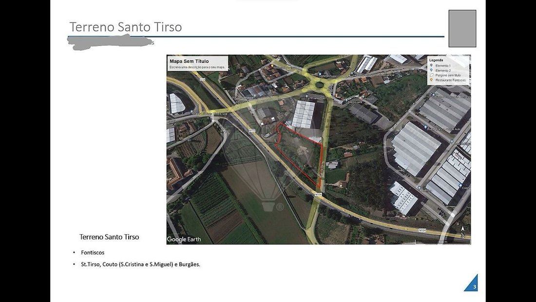 Land in Santo Tirso, Couto (Santa Cristina e Sao Miguel) e Burgaes, Porto District, Portugal 1 - 18634413