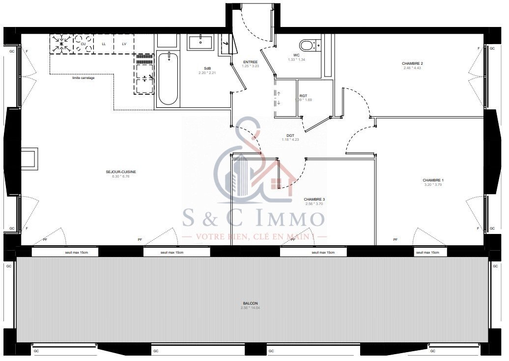 Apartment in Montevrain, Ile-de-France, France 4 - 17112905
