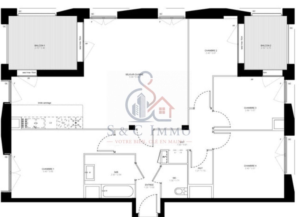 Apartment in Montevrain, Ile-de-France, France 4 - 16888482