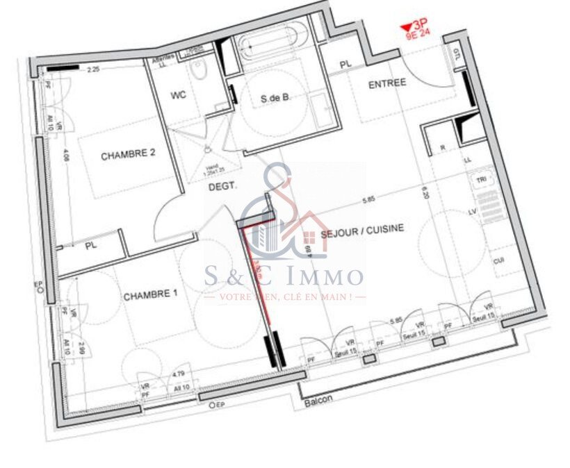 Appartement à Puteaux, Île-de-France, France 4 - 16888548