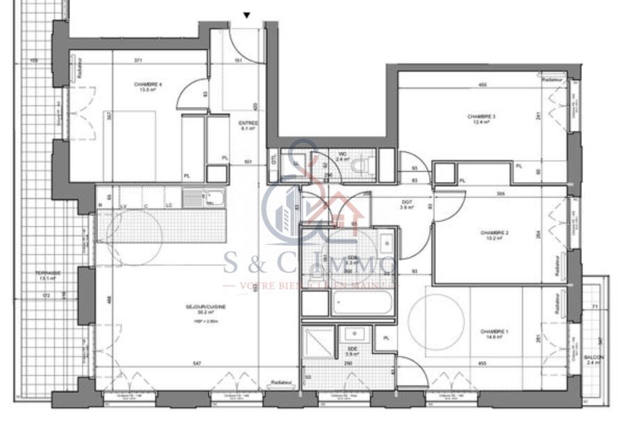 Apartment in Gennevilliers, Ile-de-France, France 4 - 16888469