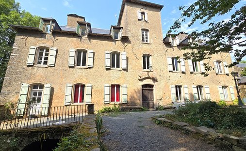 Chateau in Arvieu, Occitania, France 1