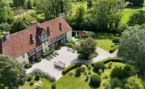Castle in Livarot-Pays-d'Auge, Normandy, France 1