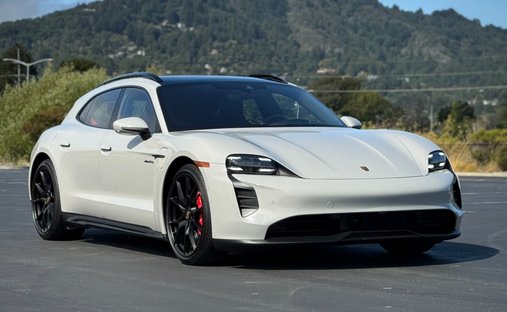 Porsche Taycan in San francisco, ca 1