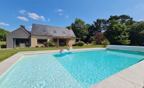 House in Ploneour-Lanvern, Brittany, France 1