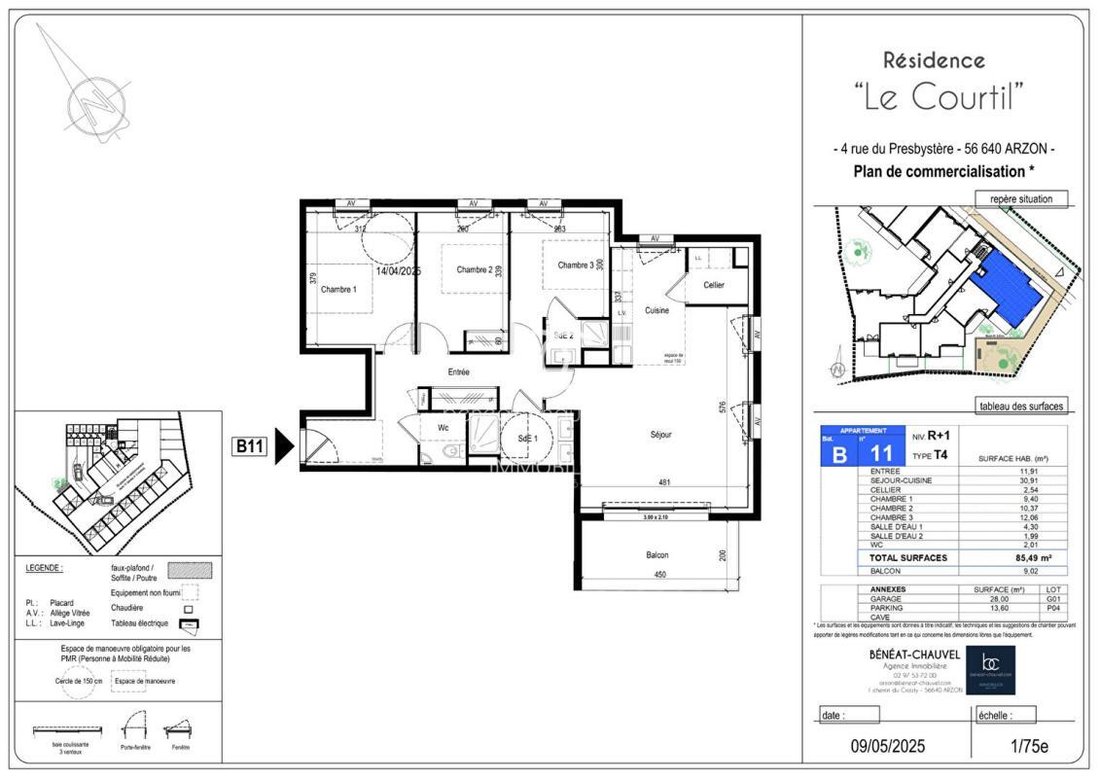 Apartment in Arzon, Brittany, France 5 - 18646186