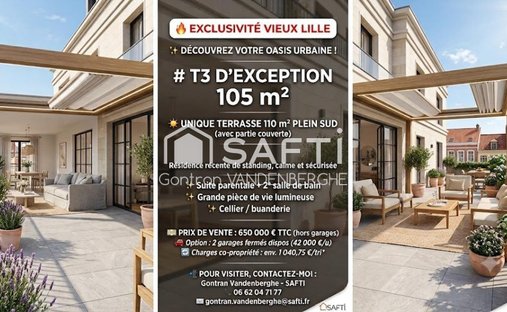 Apartment in Vauban Esquermes, Lille, France 1