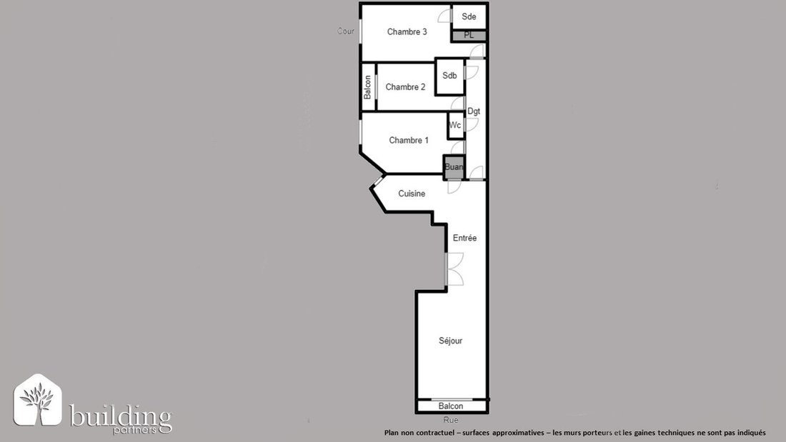 Apartment in La Fourche-Guy Môquet, Paris 17e Arrondissement, Paris 2 - 18649307