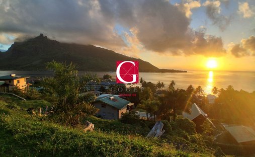 Land in Moorea-Maiao, Windward Islands, French Polynesia 1