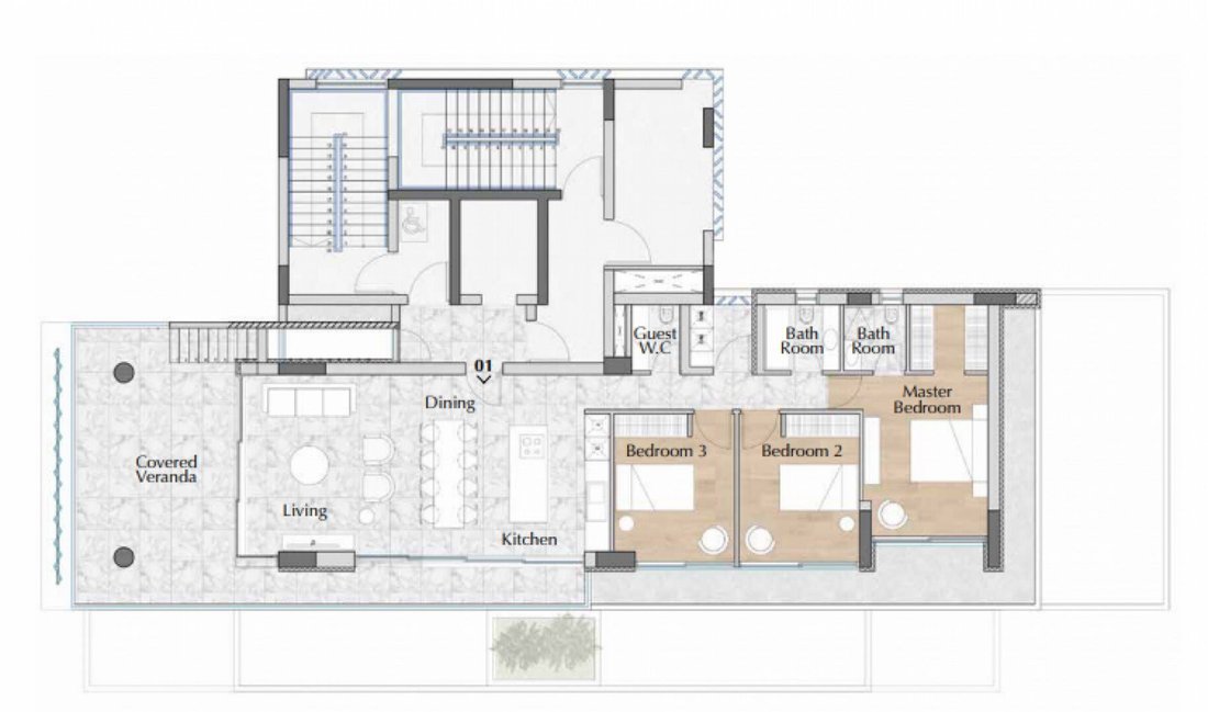 Apartment in Agios Tychon, Limassol, Cyprus 3 - 18658140