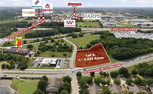Land in Lowell, Arkansas, United States 1