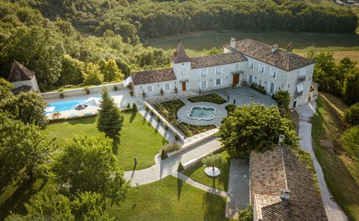 Castle in Roquecor, Occitania, France 1