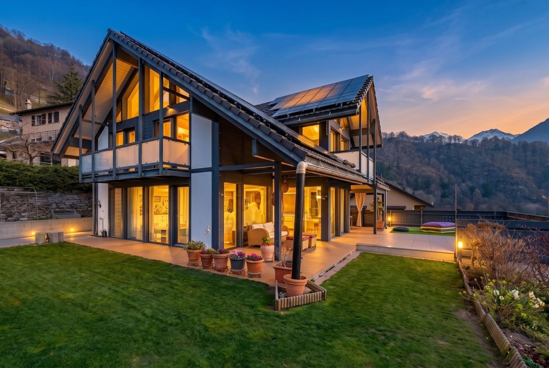 Villa à Castaneda, Grisons, Suisse 1 - 18580579