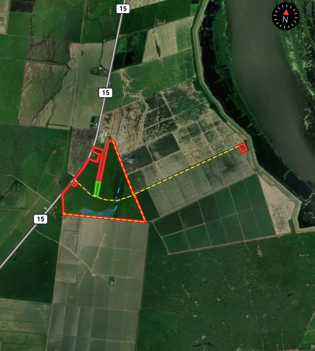 Terreno a Minorca, Louisiana, Stati Uniti 2 - 18629407