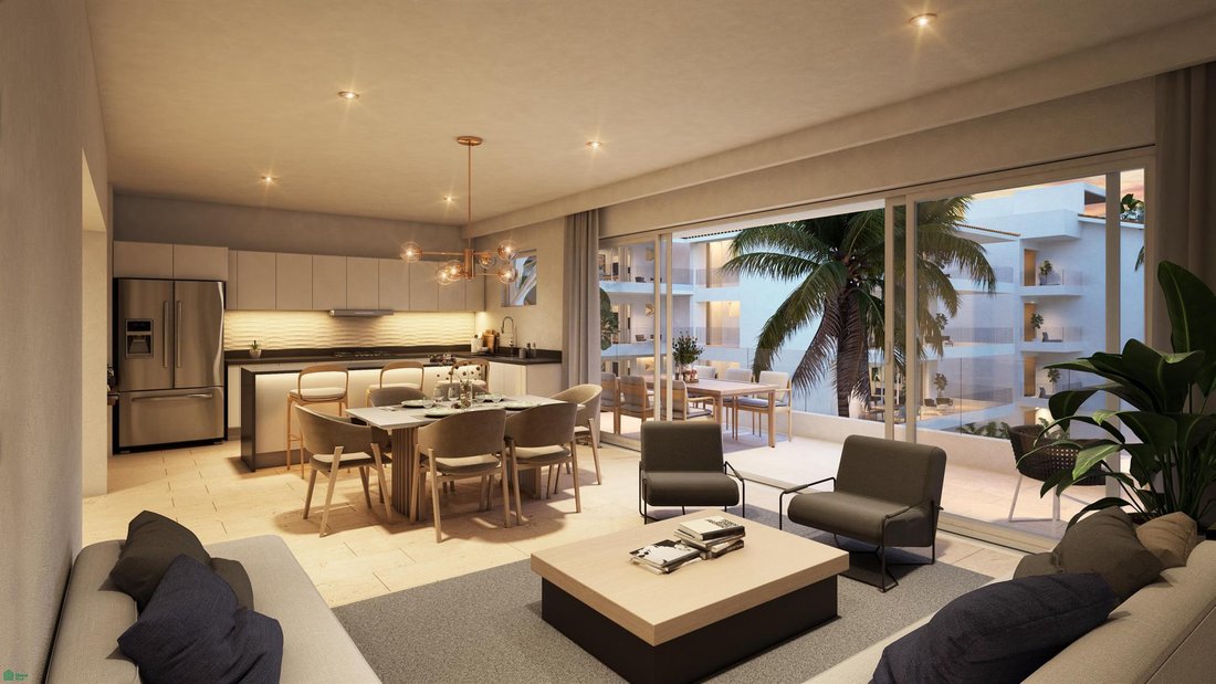 Appartement en Puerto Aventuras, Quintana Roo, Mexique 1 - 17101207