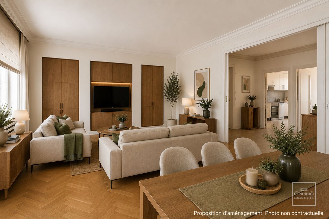 Apartment in Tête d'Or-Foch-Vitton, Lyon 6e Arrondissement, Lyon 3 - 18676443