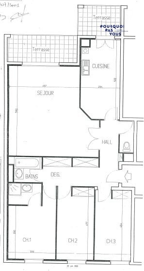Apartment in Croix Rousse-Gros Caillou, Lyon 4e Arrondissement, Lyon 1 - 18678372