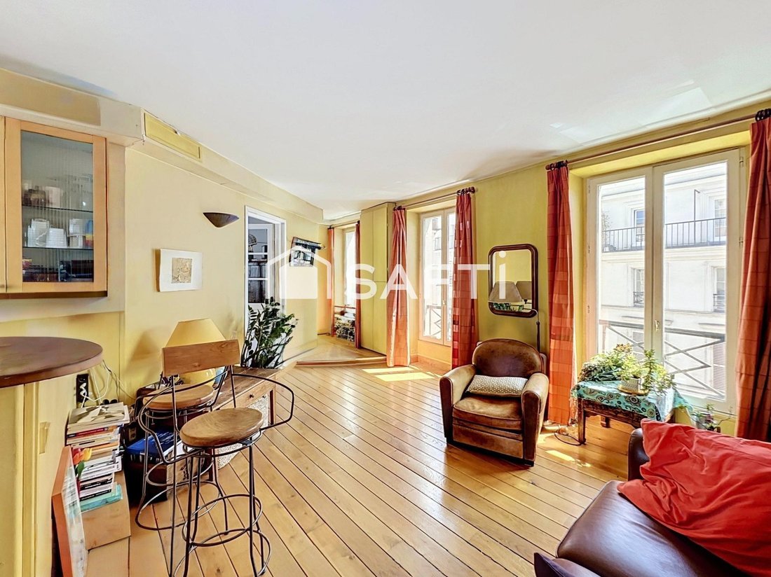Apartment in Buttes Chaumont, Paris 19e Arrondissement, Paris 2 - 18679948