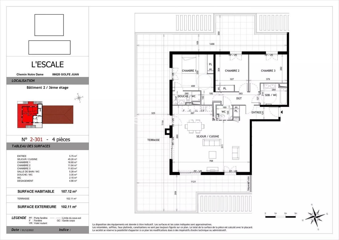 Apartamento en Brusquet-Retenaou-Devens, Vallauris, Francia 5 - 15675586