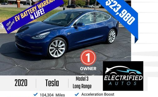 2020 Tesla Model 3 Long Range Sedan 4D in Joplin, MO, United States 1