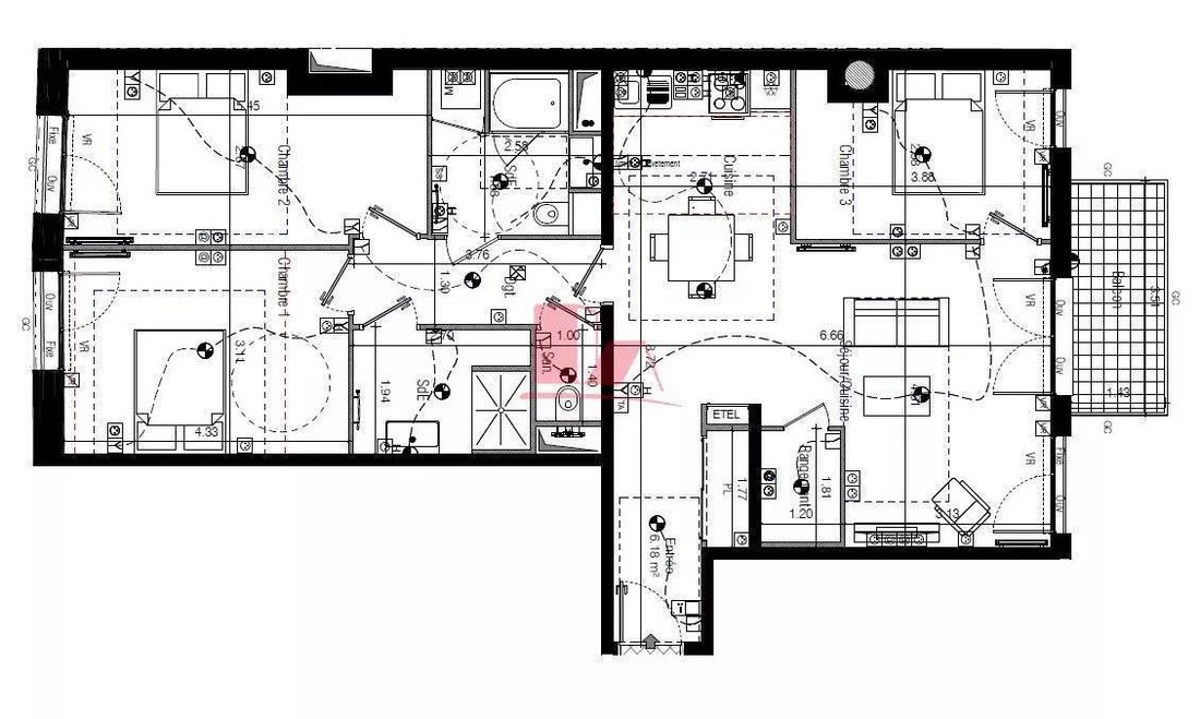 Apartment in Insurrection, Vanves, France 1 - 17632445