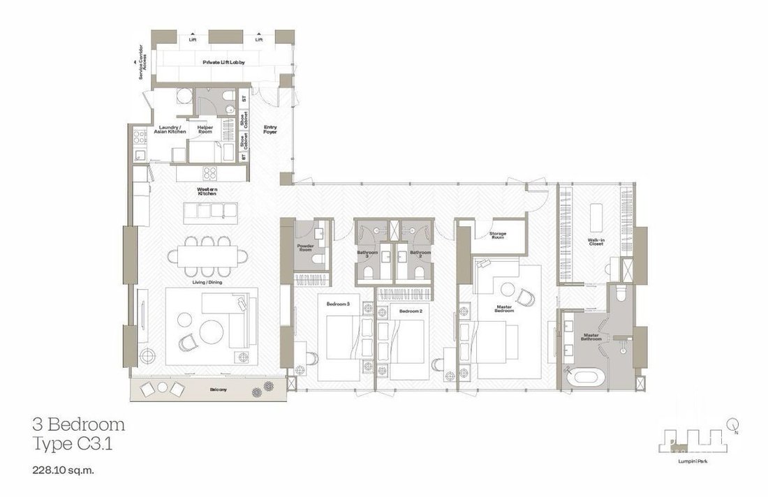 Condo in Bangkok, Bangkok, Thailand 1 - 18686886