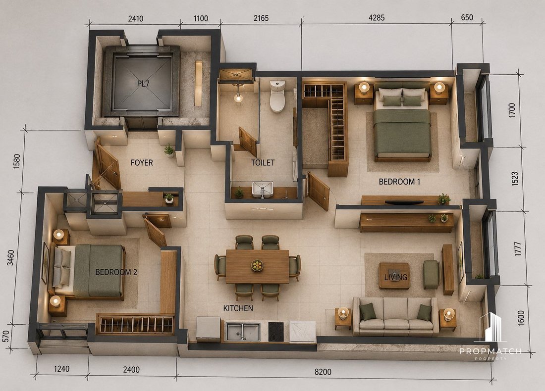 Condo in Bangkok, Bangkok, Thailand 1 - 18686569