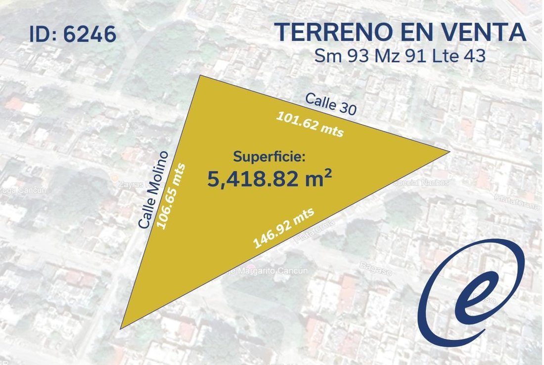 Land in Cancún, Quintana Roo, Mexico 1 - 18689092