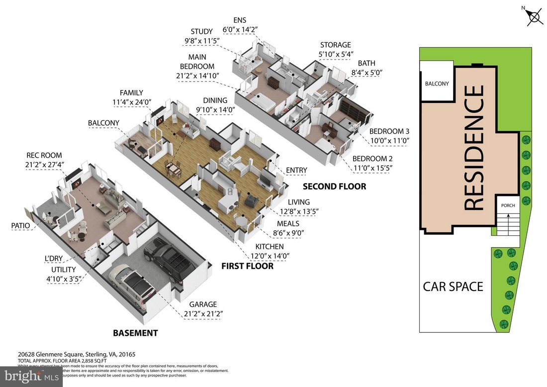 Townhouse en Potomac Falls, Virginia, Estados Unidos 3 - 18696576