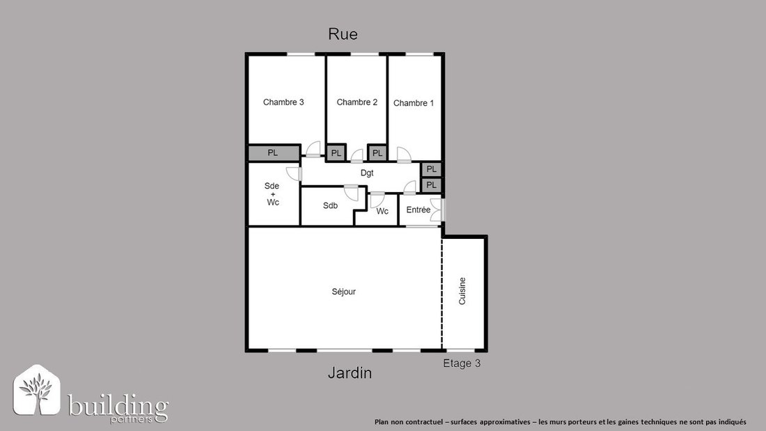 Apartment in Pereire-Malesherbes, Paris 17e Arrondissement, Paris 2 - 18696040