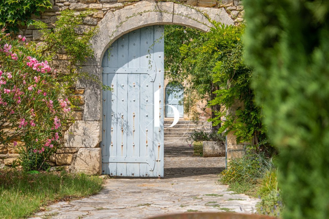 Castle in Barjac, Occitania, France 2 - 18695988