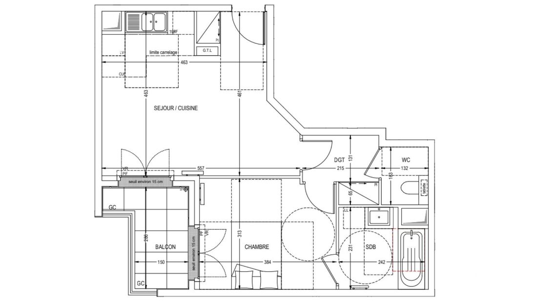 Apartment in Clichy-Batignolles, Paris 17e Arrondissement, Paris 4 - 16668535