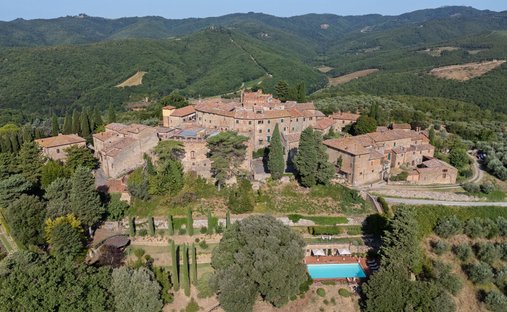 Castle in Bucine, Tuscany, Italy 1