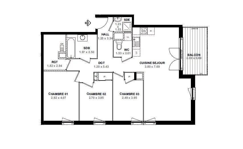 Appartement à Neydens, Auvergne-Rhône-Alpes, France 1 - 16915859