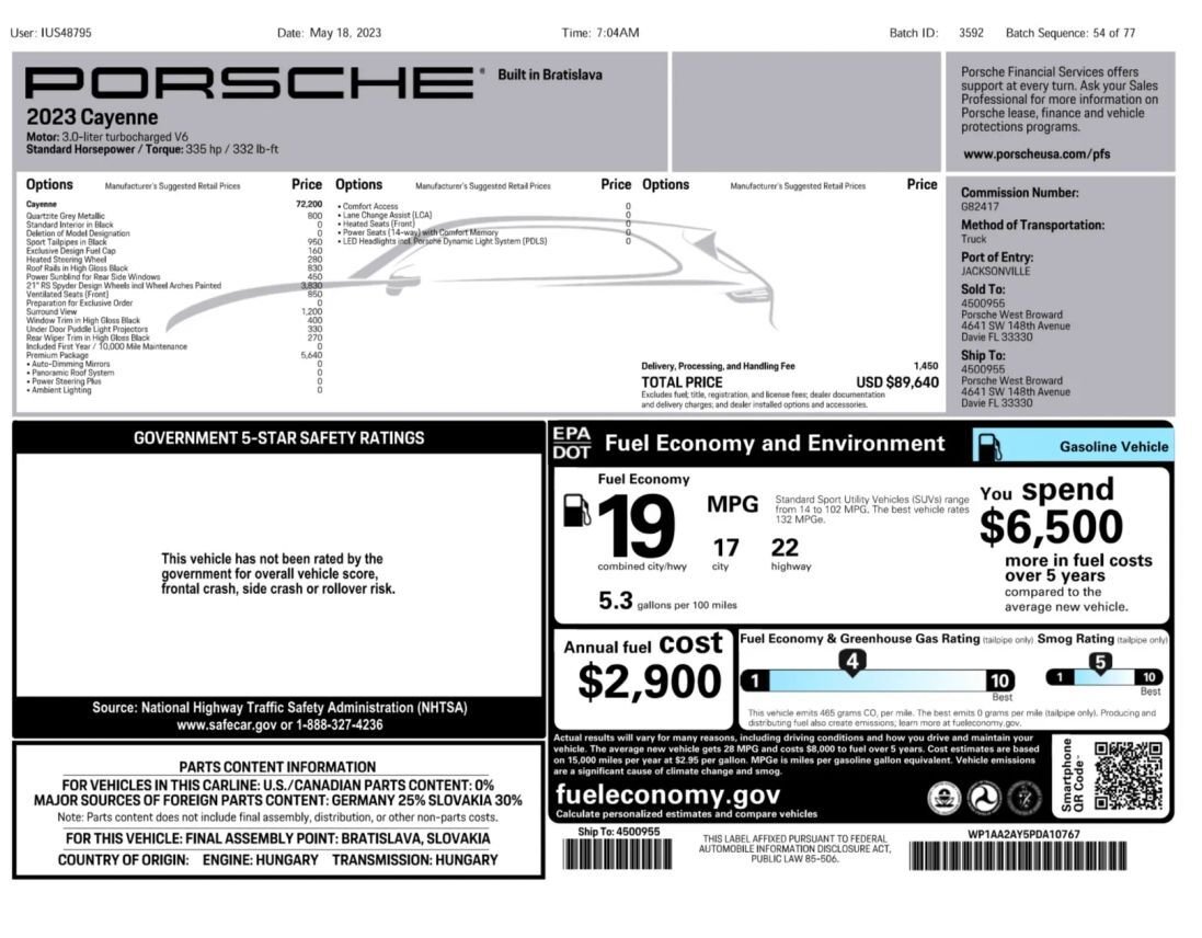 Suv in Pompano Beach, FL, United States 5 - 18709520