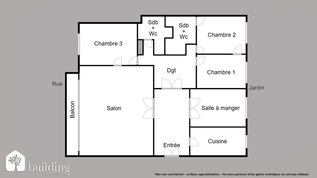 Apartment in Bois de Boulogne, Paris 16e Arrondissement, Paris 2 - 18710463