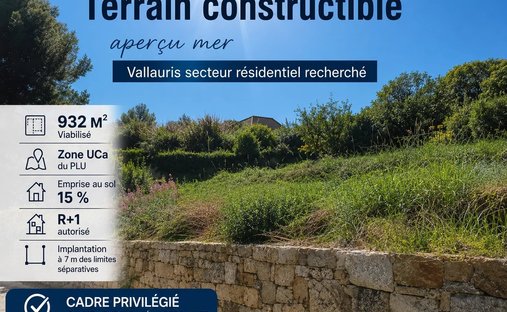 Terreno en La Maure-Super Cannes, Vallauris, Francia 1