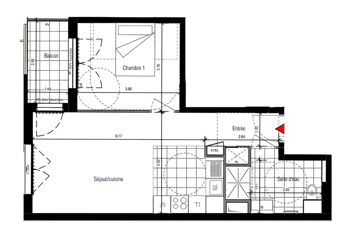 Apartment in Cambronne-Garibaldi, Paris 15e Arrondissement, Paris 2 - 18707498