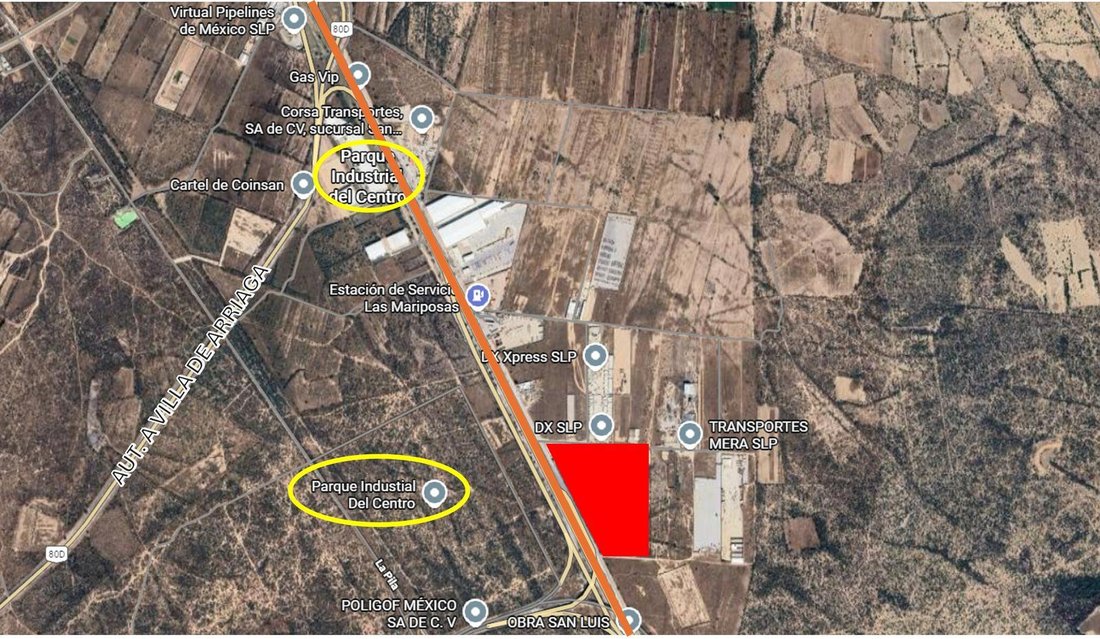 Land in Parque Industrial del Centro, San Luis Potosi, Mexico 2 - 18710879