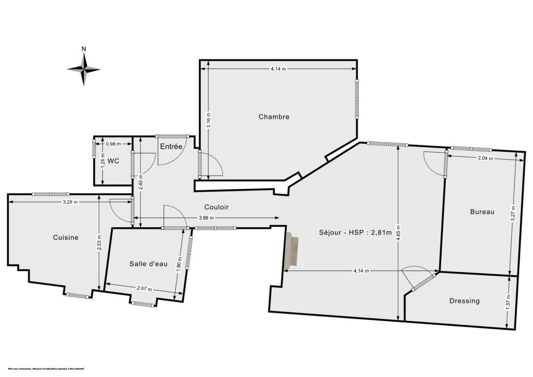 Wohnung in Batignolles-Cardinet, Paris 17e Arrondissement, Paris 3 - 18718961