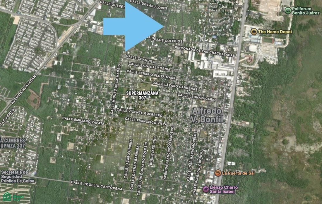 Terreno a Alfredo V. Bonfil, Quintana Roo, Messico 5 - 18689685