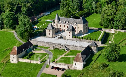 Castle in Réveillon, Normandy, France 1