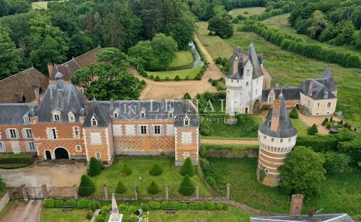 Schloss in Illiers-Combray, Zentrum-Loiretal, Frankreich 1