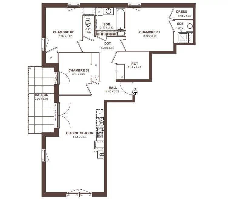 Apartamento en Neydens, Auvernia-Ródano-Alpes, Francia 1 - 16672693