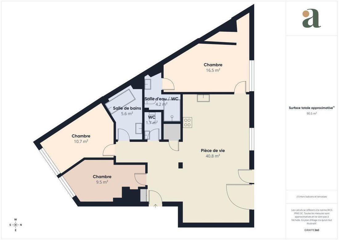 Apartment in Jardin de Reuilly, Paris 12e Arrondissement, Paris 2 - 18716526