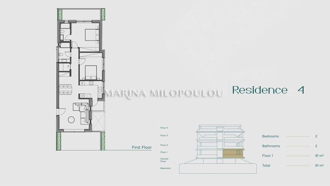 Wohnung in Voula, Attika, Griechenland 5 - 18717418