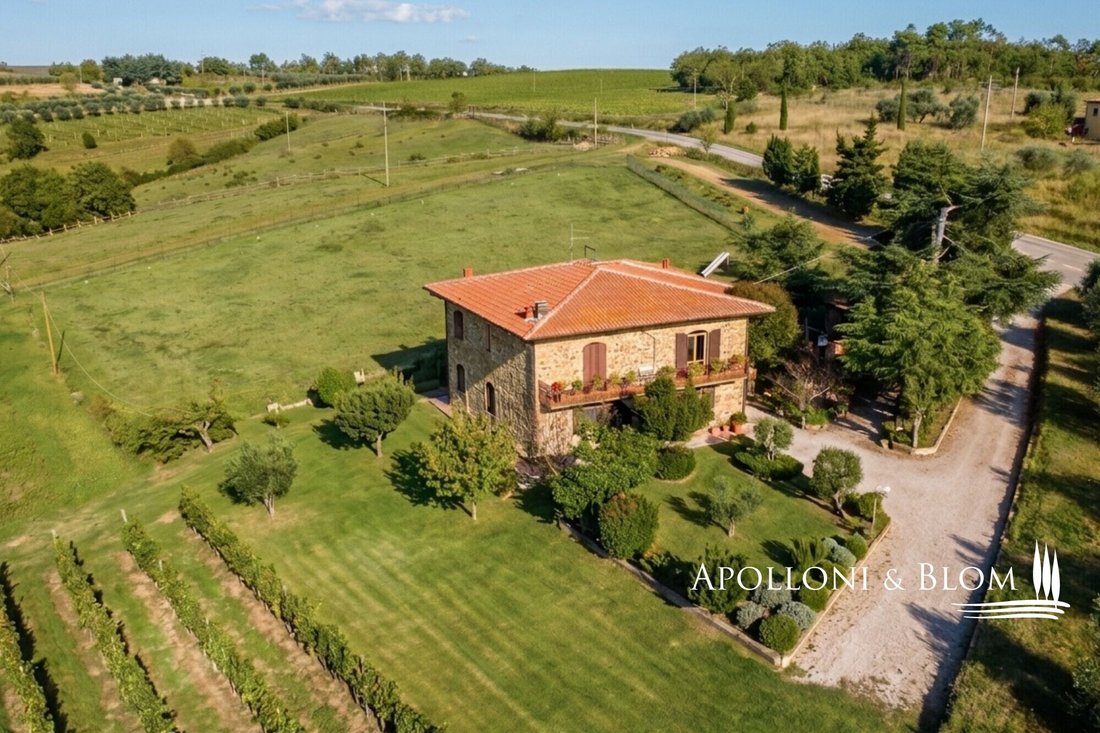 Villa à Trequanda, Toscane, Italie 3 - 17703697