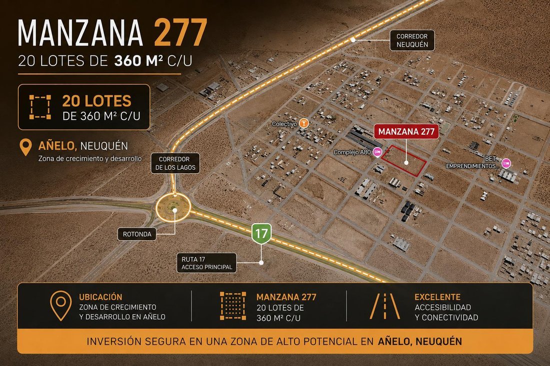 Terreno en Añelo, Neuquén, Argentina 1 - 18721600