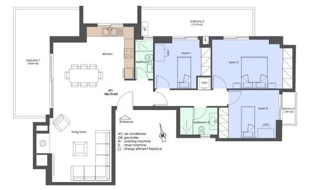 Apartment in Nea Smyrni, Attica, Greece 2 - 18725207