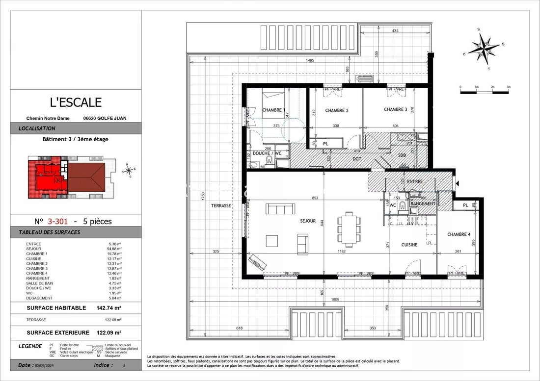 Apartamento en Brusquet-Retenaou-Devens, Vallauris, Francia 3 - 15675647